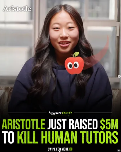 Instagram social PR post about Aristotle